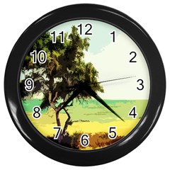 Landscape Wall Clocks (Black)