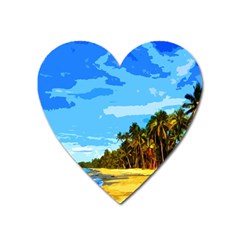 Landscape Heart Magnet