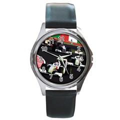 Formula 1 Round Metal Watch by Valentinaart