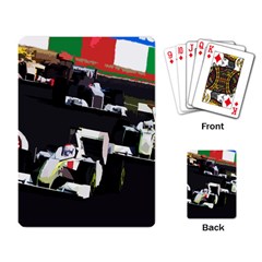 Formula 1 Playing Card by Valentinaart