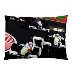 Formula 1 Pillow Case (two Sides) by Valentinaart