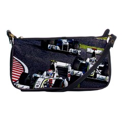 Formula 1 Shoulder Clutch Bags by Valentinaart