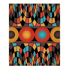 Colorful Geometric Composition Shower Curtain 60  X 72  (medium)  by linceazul