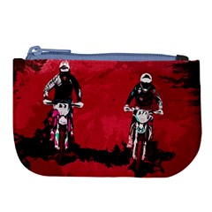 Motorsport  Large Coin Purse by Valentinaart