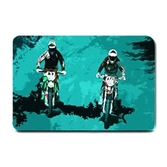 Motorsport  Small Doormat  by Valentinaart