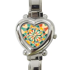 Summer Festival Heart Italian Charm Watch by linceazul