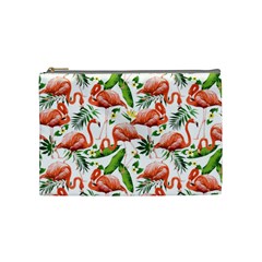 Flamingo Cosmetic Bag (medium) by PattyVilleDesigns