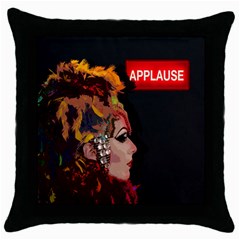 Transvestite Throw Pillow Case (black) by Valentinaart