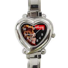 Transvestite Heart Italian Charm Watch by Valentinaart