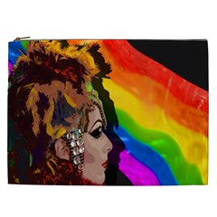 Transvestite Cosmetic Bag (xxl)  by Valentinaart