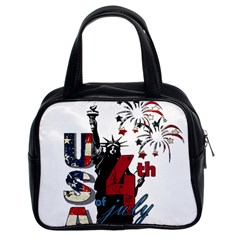 4th Of July Independence Day Classic Handbags (2 Sides) by Valentinaart
