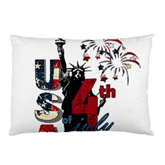 4th Of July Independence Day Pillow Case by Valentinaart