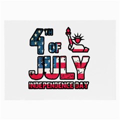 4th Of July Independence Day Large Glasses Cloth (2-side)