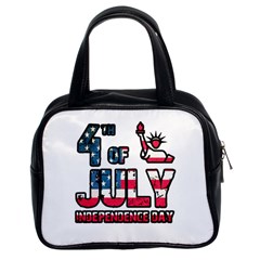4th Of July Independence Day Classic Handbags (2 Sides) by Valentinaart