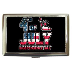 4th Of July Independence Day Cigarette Money Cases by Valentinaart