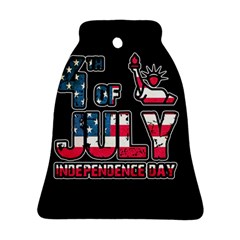 4th Of July Independence Day Bell Ornament (two Sides) by Valentinaart