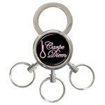 Carpe Diem  3-Ring Key Chains Front