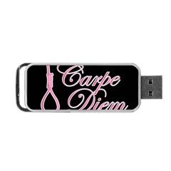 Carpe Diem  Portable Usb Flash (two Sides) by Valentinaart