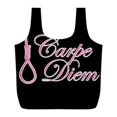 Carpe Diem  Full Print Recycle Bags (l)  by Valentinaart