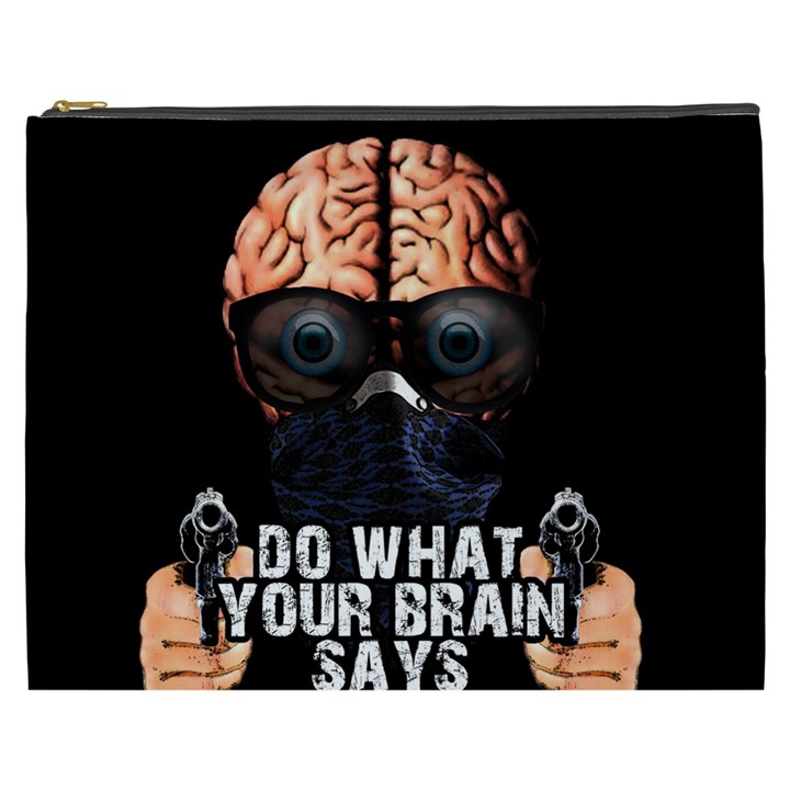 Do what your brain says Cosmetic Bag (XXXL) 