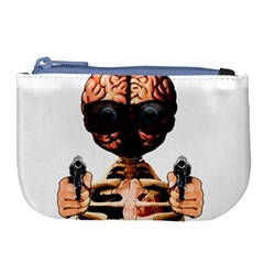 Do What Your Brain Says Large Coin Purse by Valentinaart