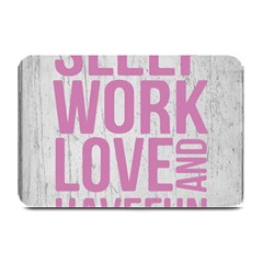 Grunge Style Motivational Quote Poster Plate Mats by dflcprints