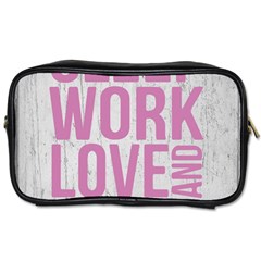 Grunge Style Motivational Quote Poster Toiletries Bags 2-side by dflcprints