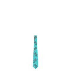 Teal Robot Necktie (one Sided) by Flexatron