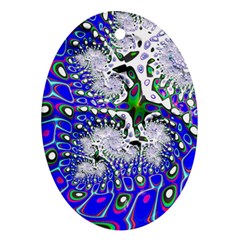 Fractal Fantasy 717c Oval Ornament (two Sides) by Fractalworld