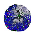 Fractal Fantasy 717c Standard 15  Premium Flano Round Cushions Back