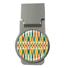 Festive Pattern Money Clips (round)  by linceazul