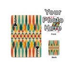 Festive Pattern Playing Cards 54 (Mini)  Front - Club3