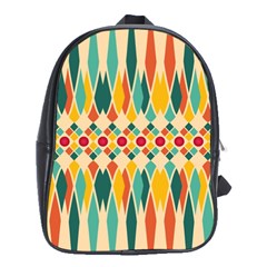 Festive Pattern School Bags (xl)  by linceazul