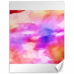 Colorful Abstract Pink And Purple Pattern Canvas 18  X 24   by paulaoliveiradesign