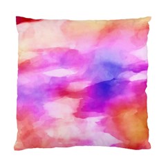 Colorful Abstract Pink And Purple Pattern Standard Cushion Case (one Side) by paulaoliveiradesign