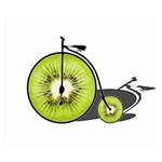 Kiwi bicycle  Double Sided Flano Blanket (Small)  50 x40  Blanket Front