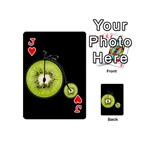 Kiwi bicycle  Playing Cards 54 (Mini)  Front - HeartJ