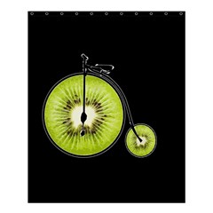 Kiwi Bicycle  Shower Curtain 60  X 72  (medium)  by Valentinaart