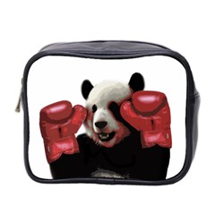 Boxing Panda  Mini Toiletries Bag 2-side by Valentinaart