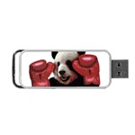 Boxing panda  Portable USB Flash (Two Sides) Front