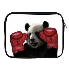 Boxing Panda  Apple Ipad 2/3/4 Zipper Cases by Valentinaart