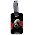 Boxing panda  Luggage Tags (Two Sides) Back