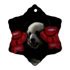 Boxing Panda  Ornament (snowflake)