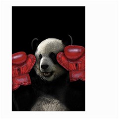 Boxing Panda  Large Garden Flag (two Sides) by Valentinaart
