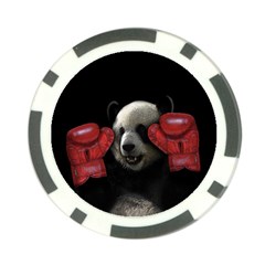 Boxing Panda  Poker Chip Card Guard by Valentinaart