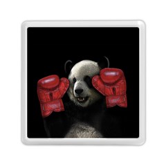 Boxing Panda  Memory Card Reader (square)  by Valentinaart