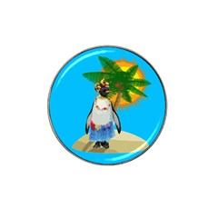 Tropical Penguin Hat Clip Ball Marker (10 Pack) by Valentinaart