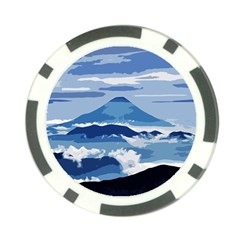 Landscape Poker Chip Card Guard by Valentinaart