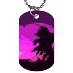 Landscape Dog Tag (two Sides) by Valentinaart