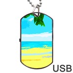 Landscape Dog Tag USB Flash (One Side) Front